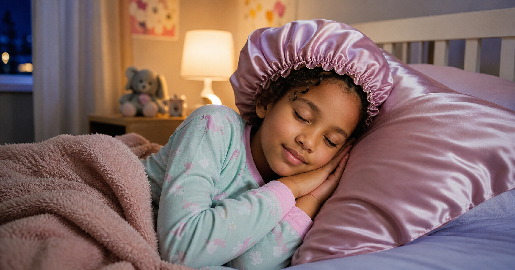 Protecting Kids' Curly Hair at Night