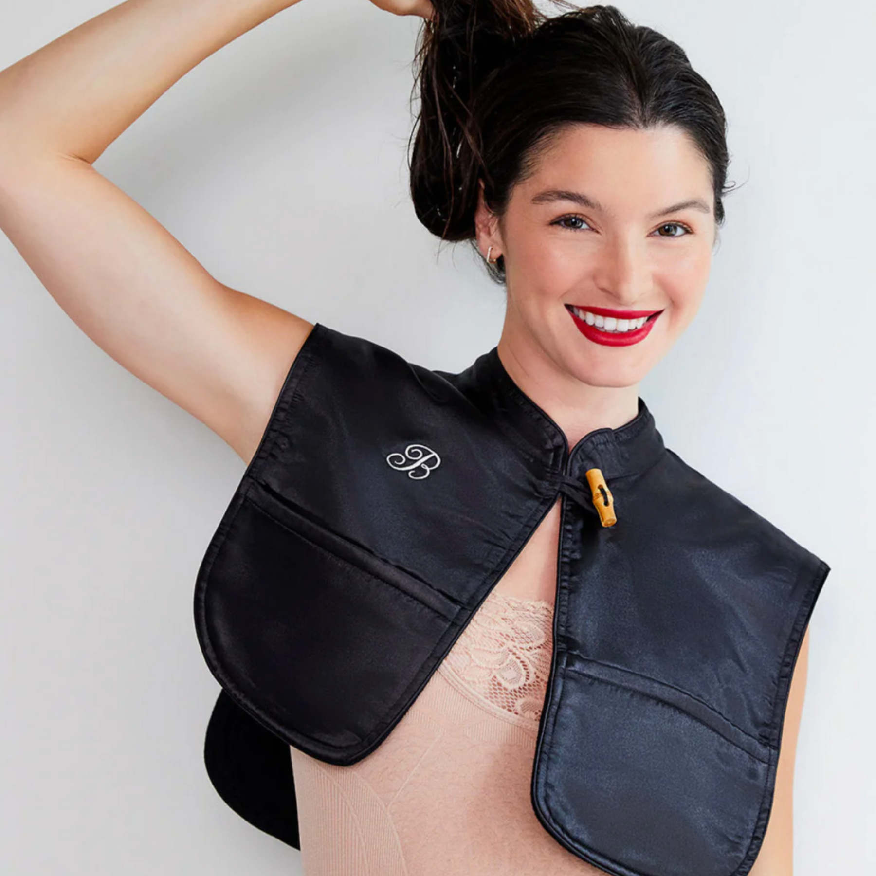 Black Bamboo Satin Monii
