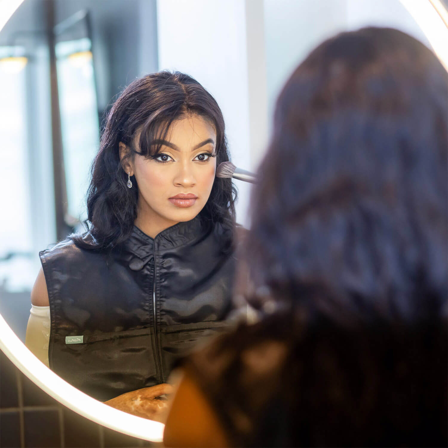 Moonlight Black Bridal Beauty Cape