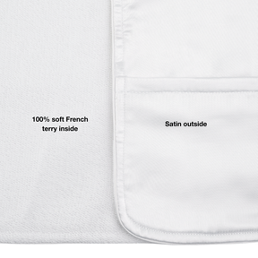 Monii Wearable Beauty Cover - White with Bamboo Button